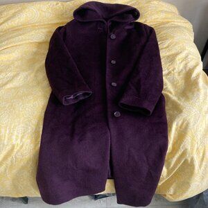 Cole Haan Maxi Velvet Trench Coat